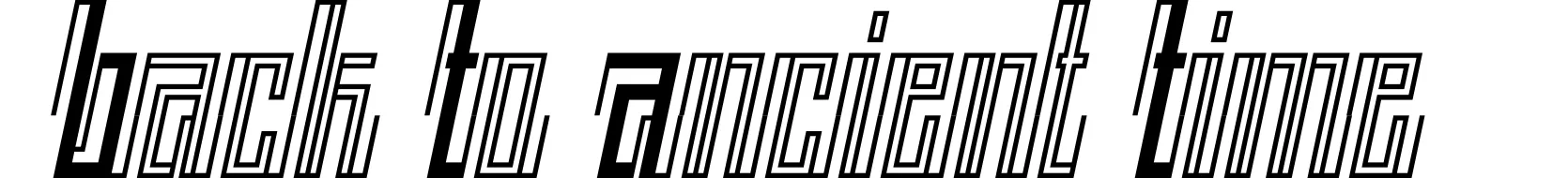 Back To Ancient Time